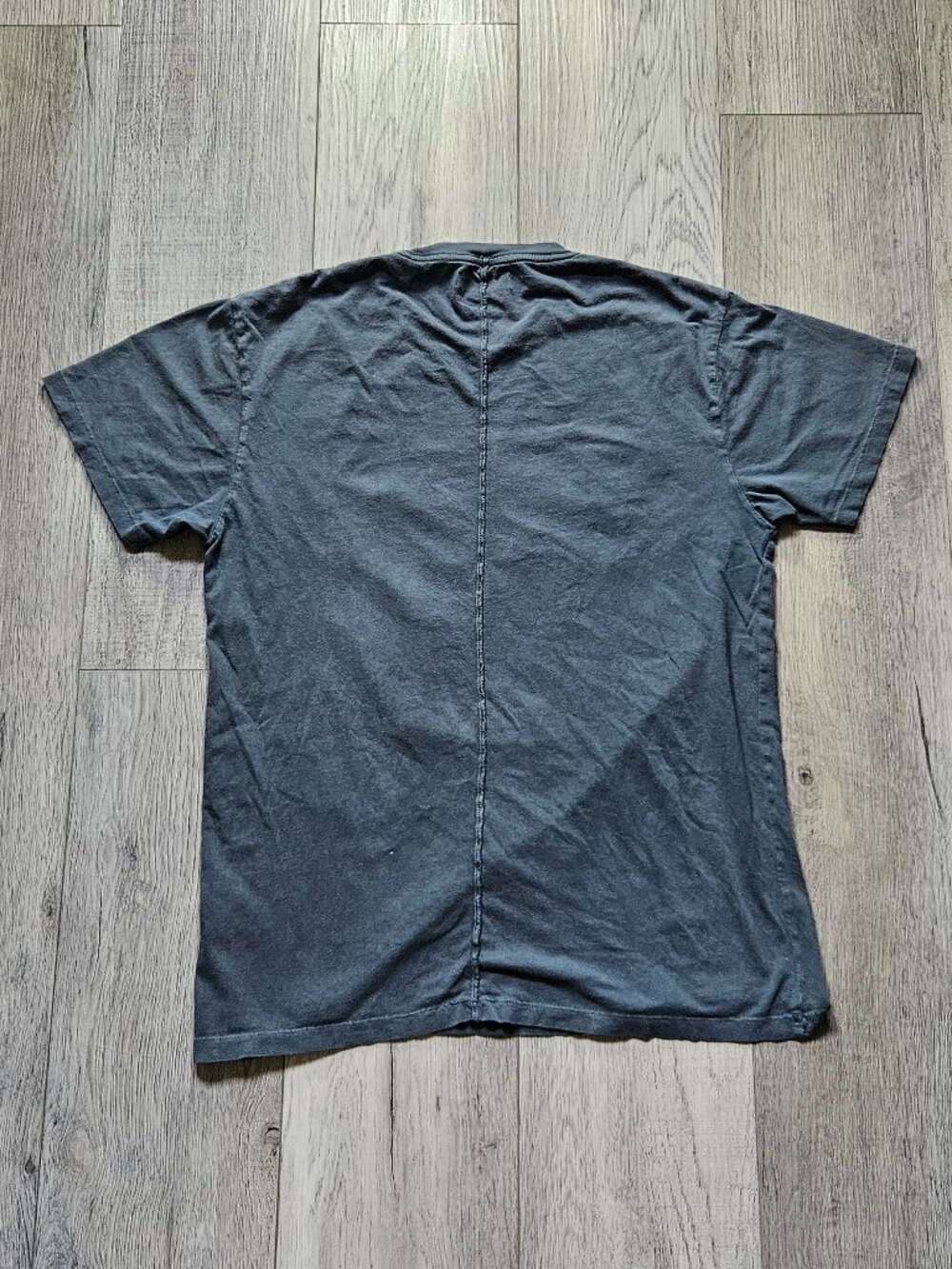 Anine Bing Womens Small Lili Vintage Eagle Graphic T Shirt Washed Charcoal Tee S - Picture 2 of 8